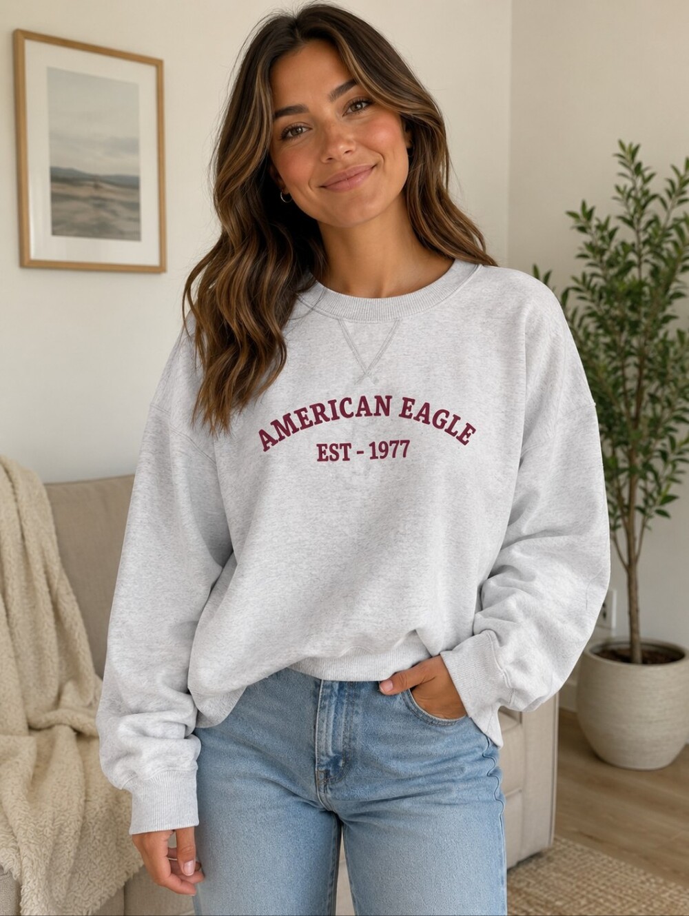 American Eagel Sweater Small